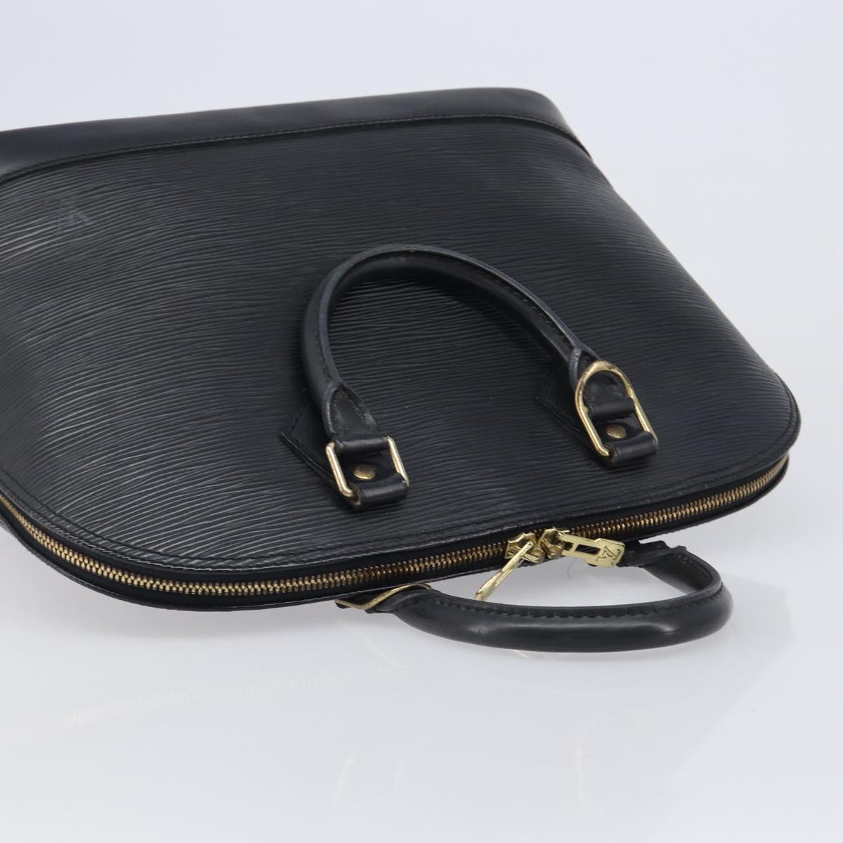 LOUIS VUITTON Epi Alma Hand Bag Noir Black M52142 LV Auth 201447A
