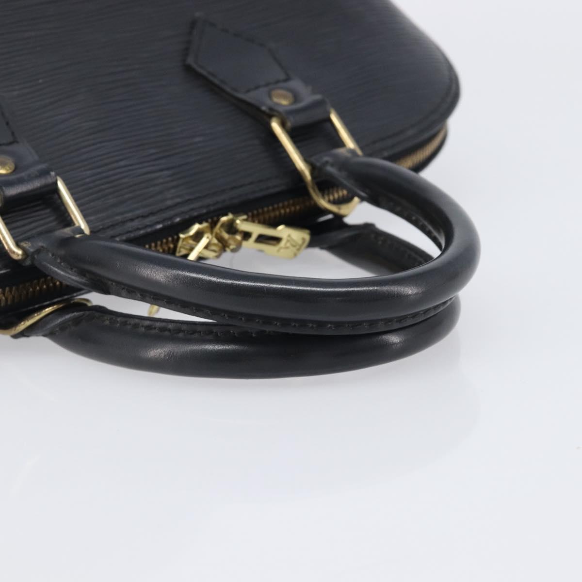 LOUIS VUITTON Epi Alma Hand Bag Noir Black M52142 LV Auth 201447A