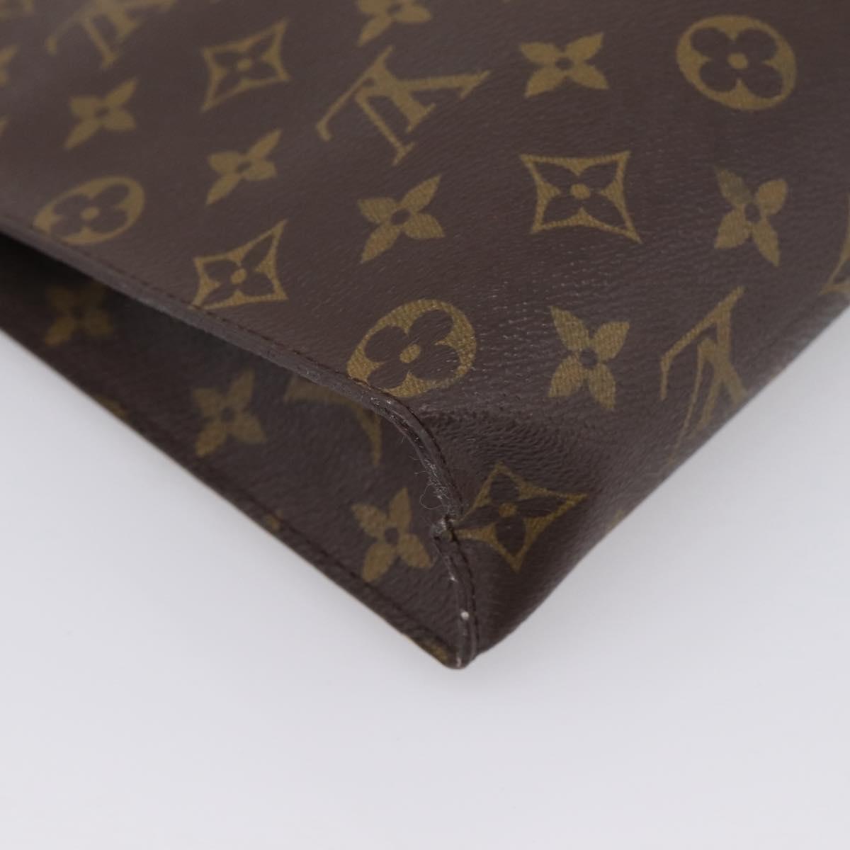 LOUIS VUITTON Monogram Poche Toilette 26 Pouch M47542 LV Auth 201448