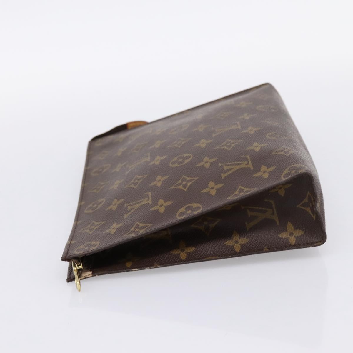 LOUIS VUITTON Monogram Poche Toilette 26 Pouch M47542 LV Auth 201448