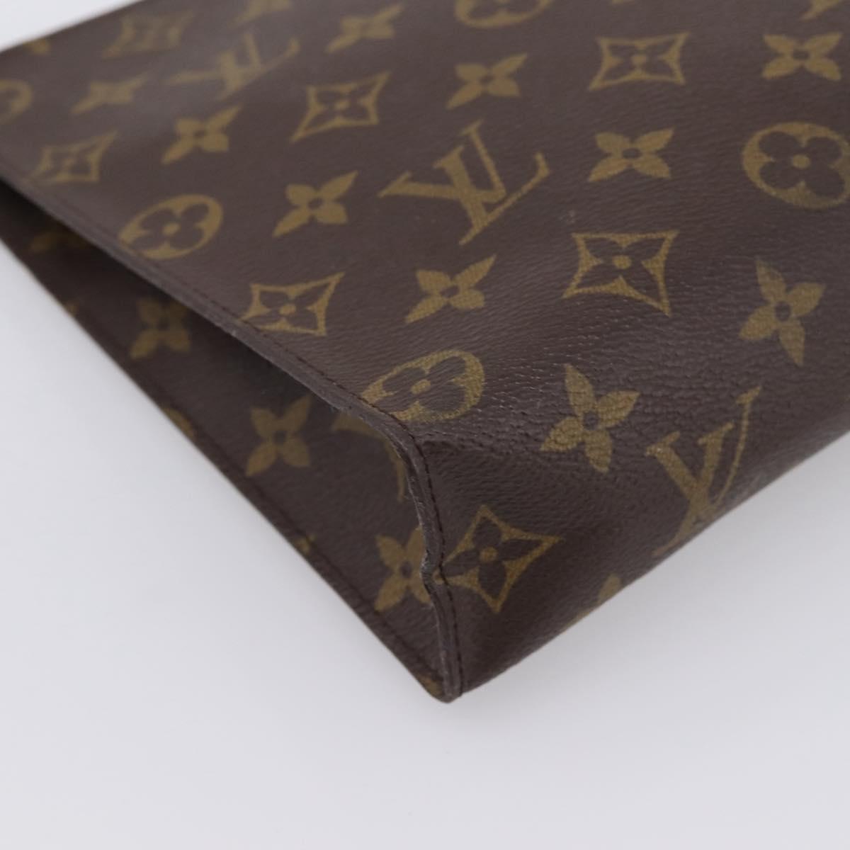LOUIS VUITTON Monogram Poche Toilette 26 Pouch M47542 LV Auth 201448