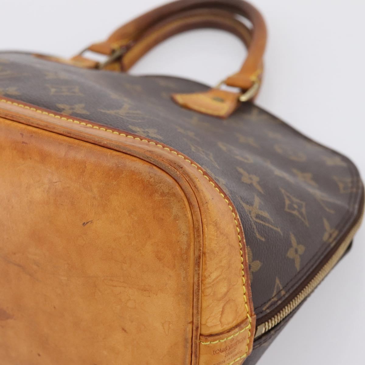 LOUIS VUITTON Monogram Alma Hand Bag M51130 LV Auth 201450