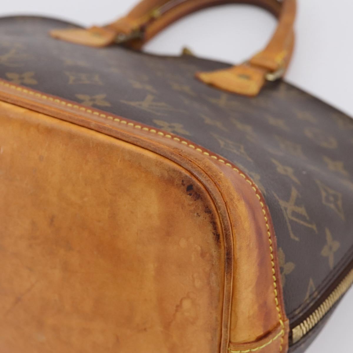 LOUIS VUITTON Monogram Alma Hand Bag M51130 LV Auth 201450