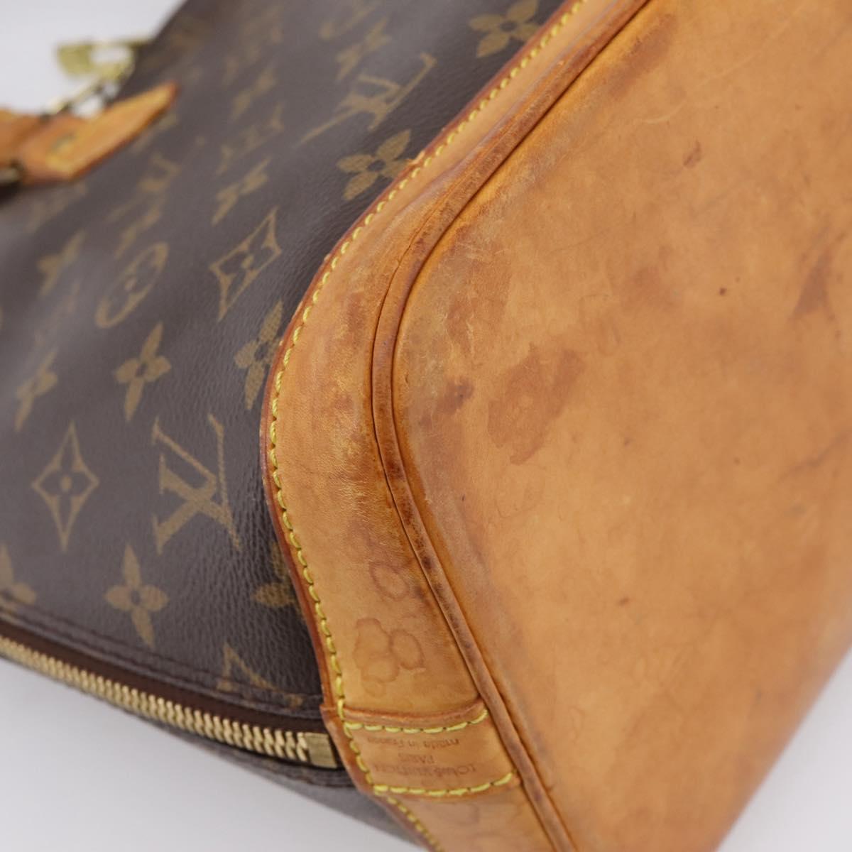 LOUIS VUITTON Monogram Alma Hand Bag M51130 LV Auth 201450