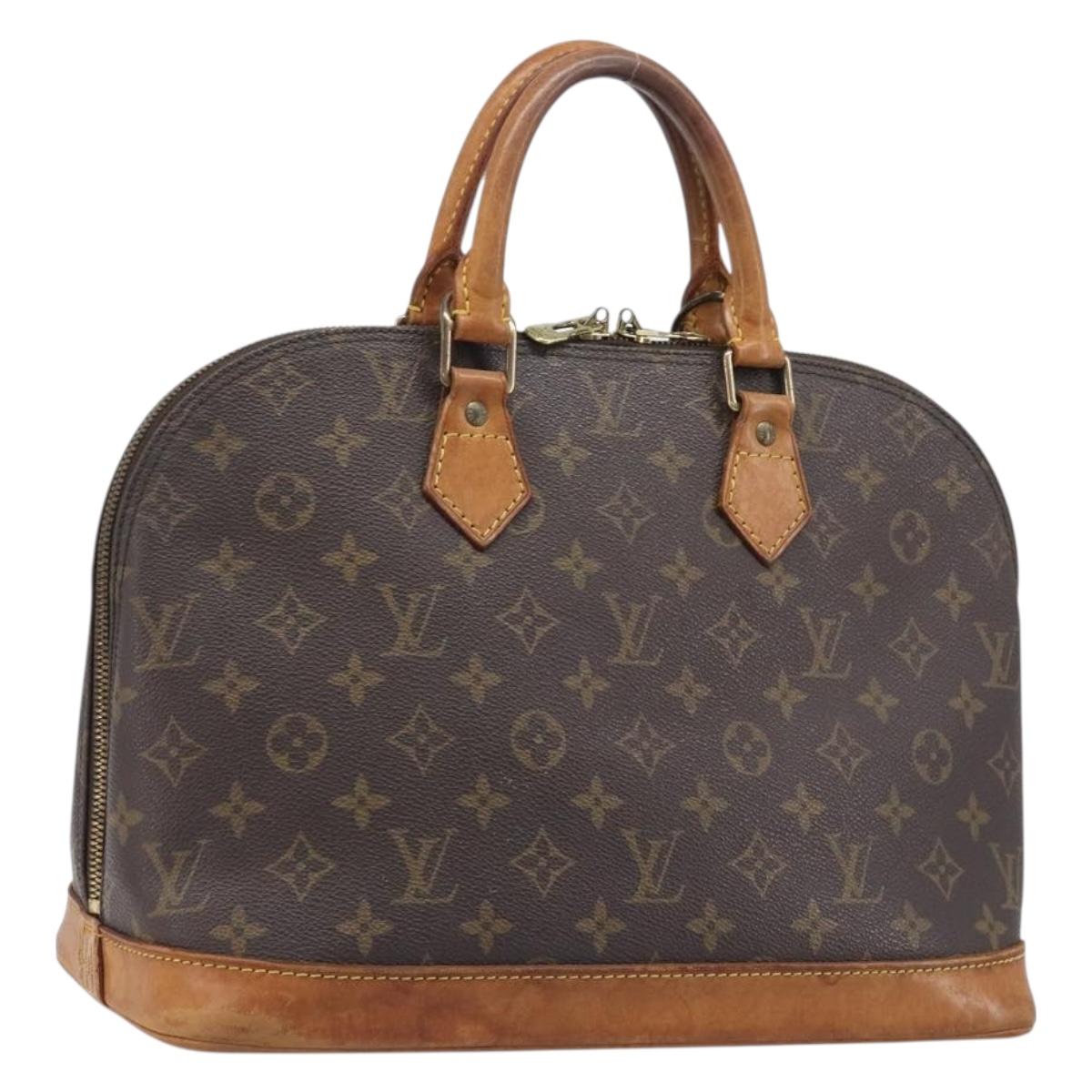 LOUIS VUITTON Monogram Alma Hand Bag M51130 LV Auth 201459