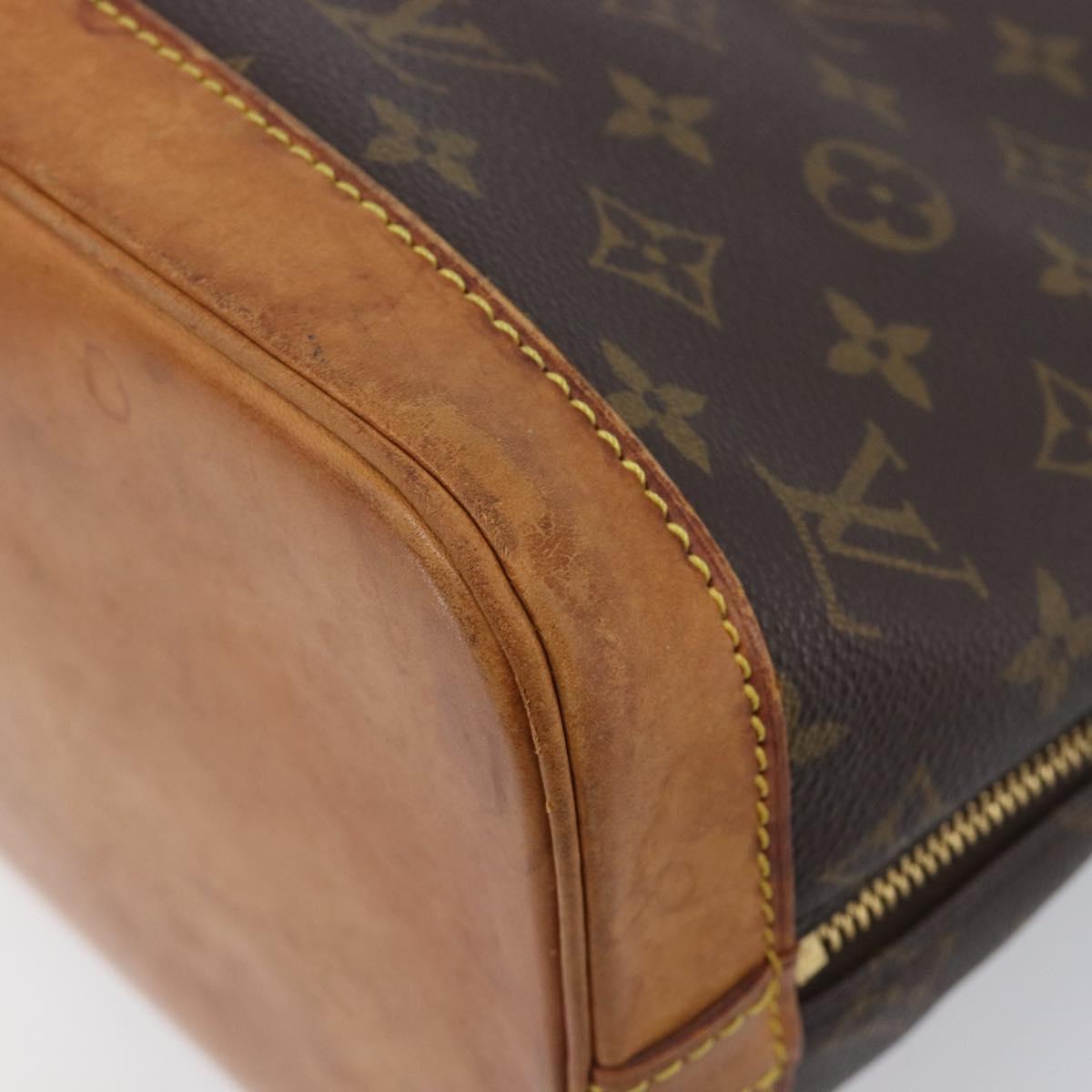 LOUIS VUITTON Monogram Alma Hand Bag M51130 LV Auth 201459