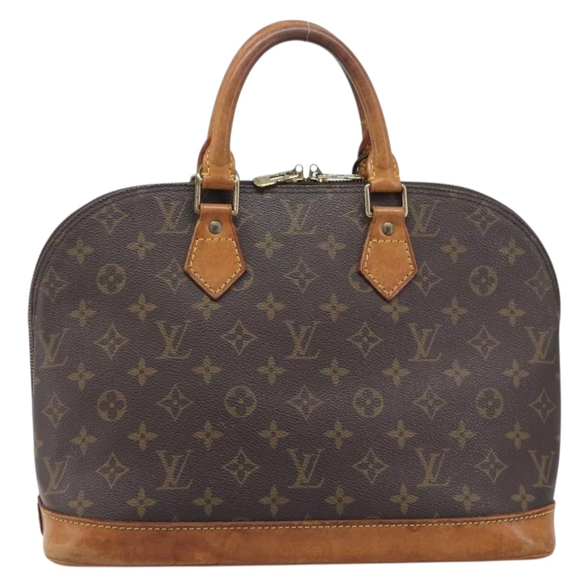 LOUIS VUITTON Monogram Alma Hand Bag M51130 LV Auth 201459