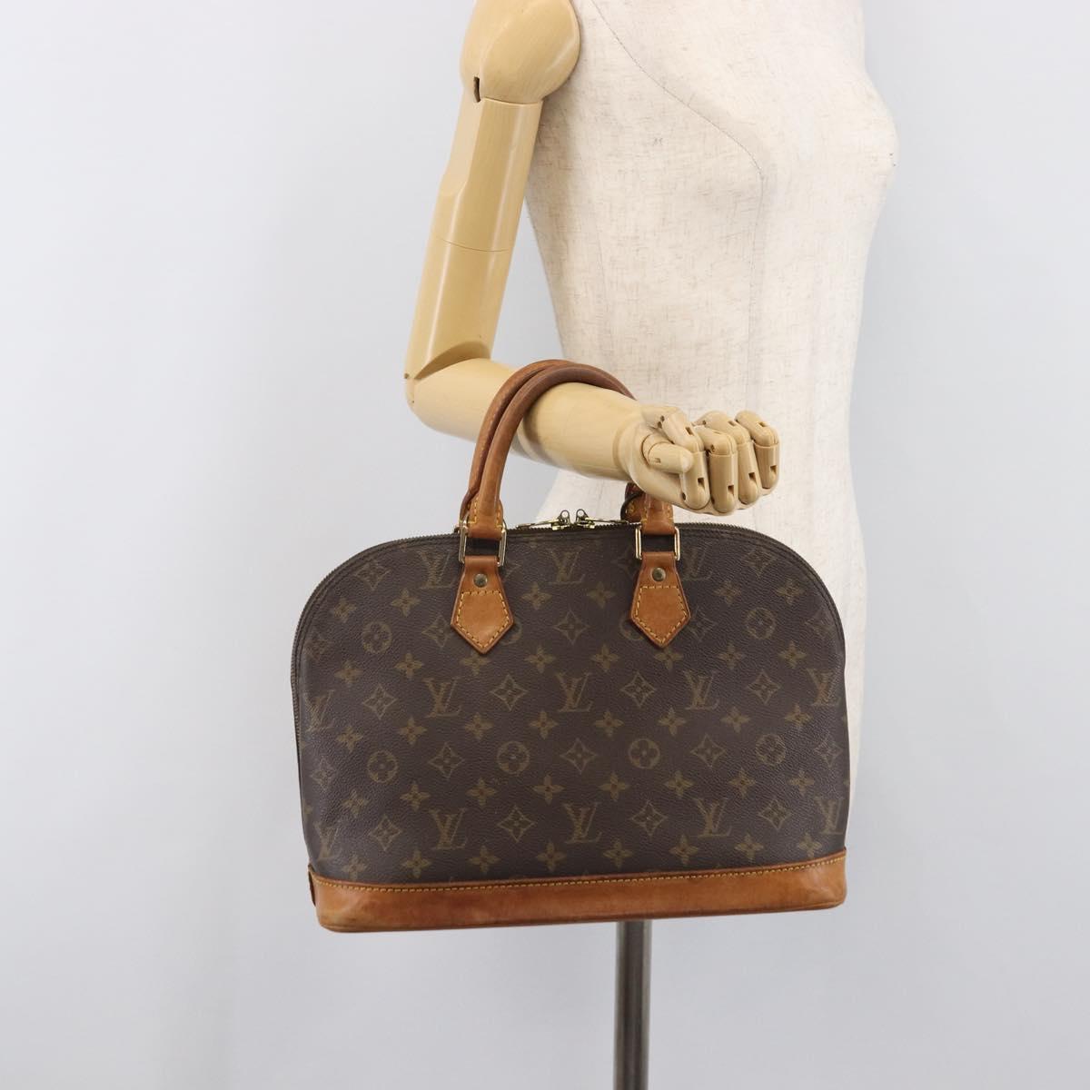 LOUIS VUITTON Monogram Alma Hand Bag M51130 LV Auth 201459