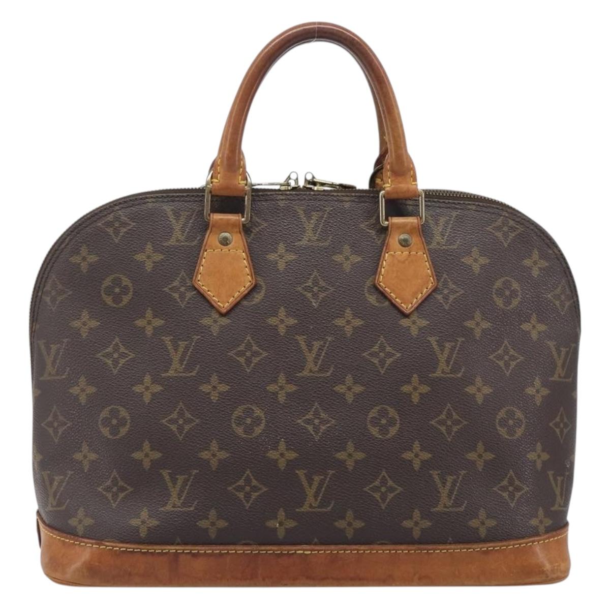 LOUIS VUITTON Monogram Alma Hand Bag M51130 LV Auth 201459