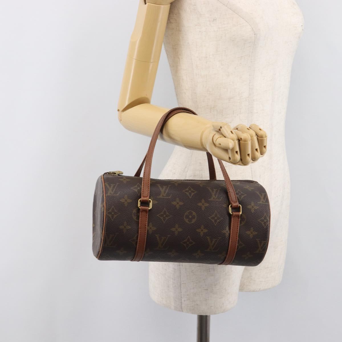 LOUIS VUITTON Monogram Papillon 26 Hand Bag M51386 LV Auth 201466