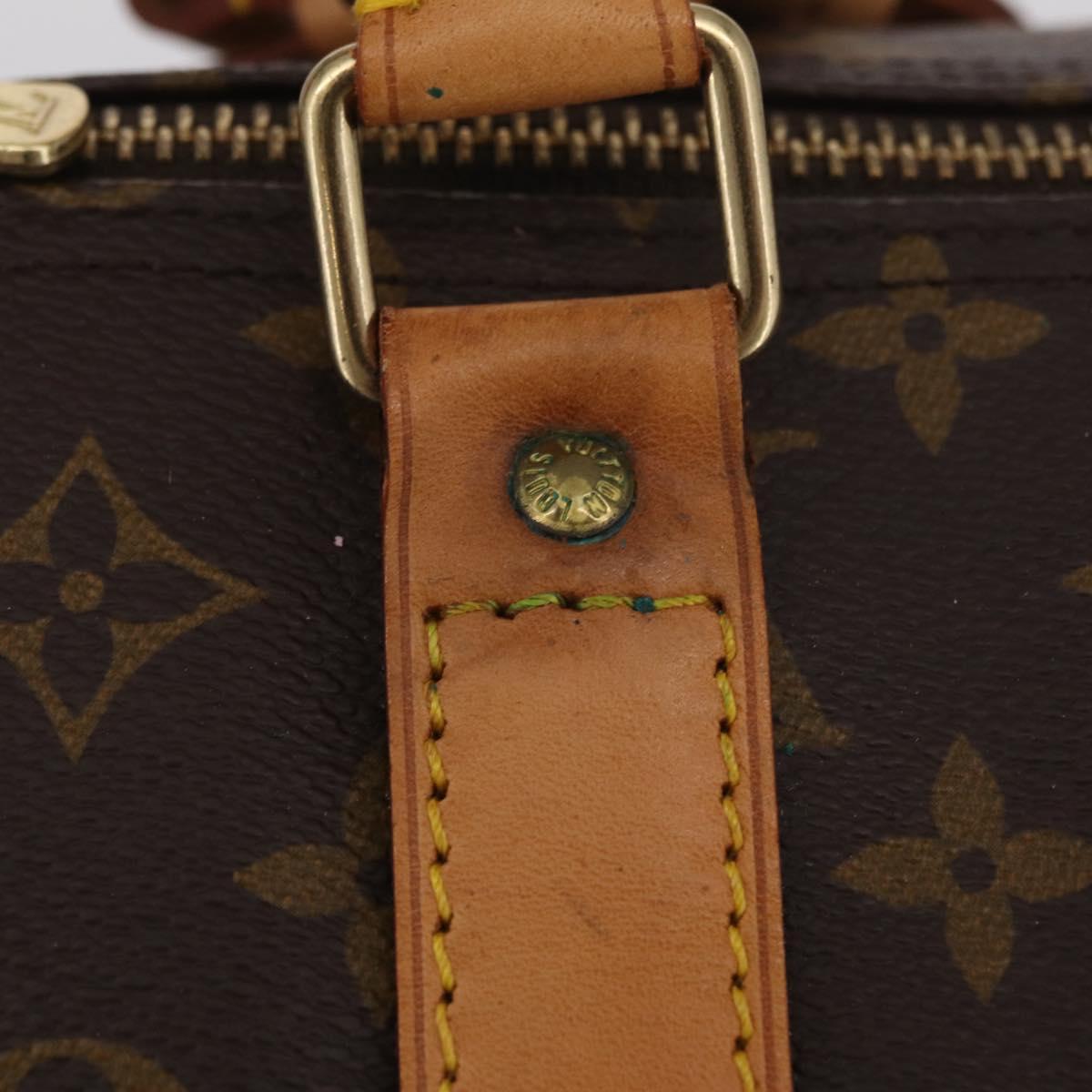 LOUIS VUITTON Monogram Keepall 60 Boston Bag M41422 LV Auth 201471V