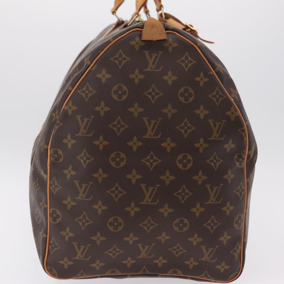 LOUIS VUITTON Monogram Keepall 60 Boston Bag M41422 LV Auth 201471V