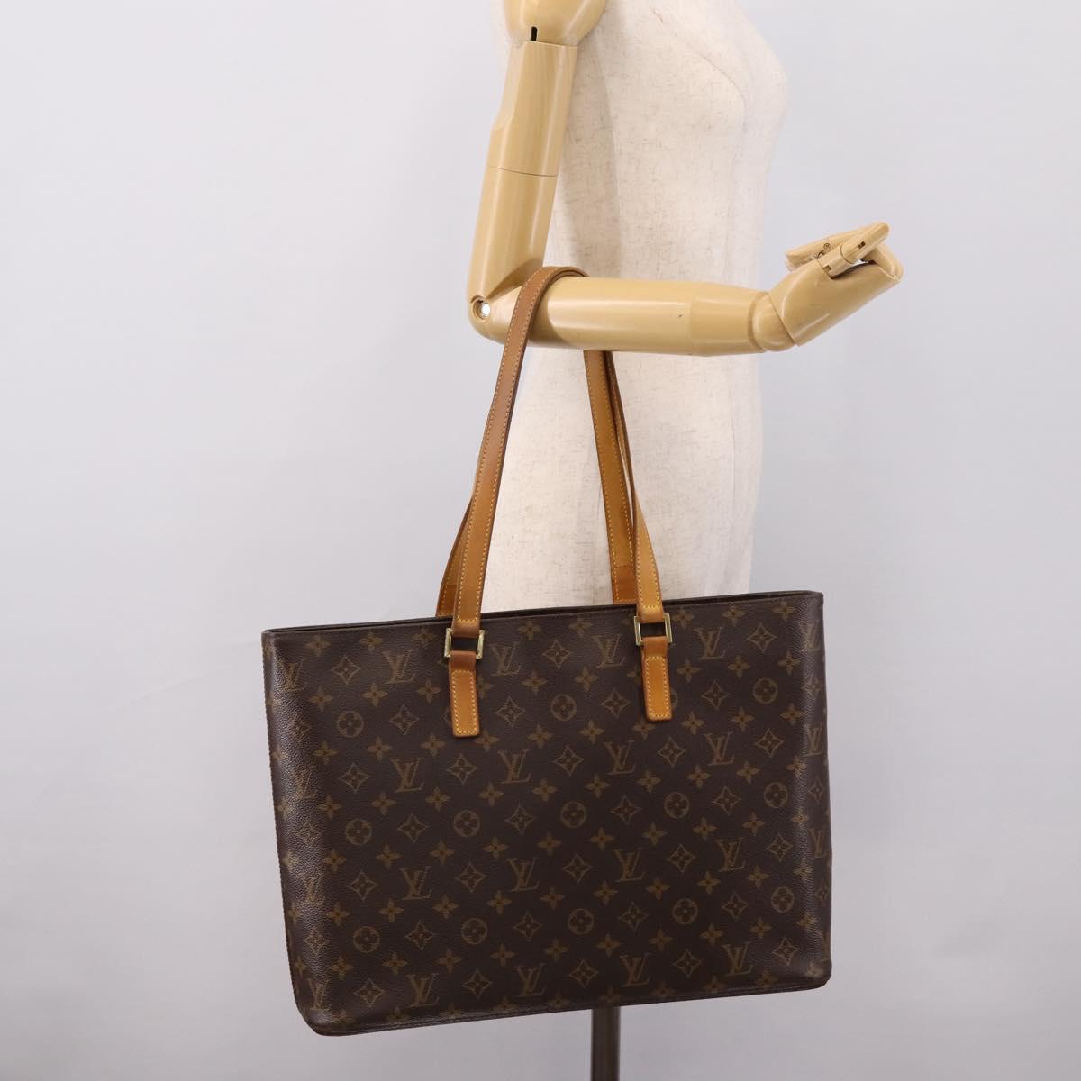 LOUIS VUITTON Monogram Luco Tote Bag M51155 LV Auth 201473