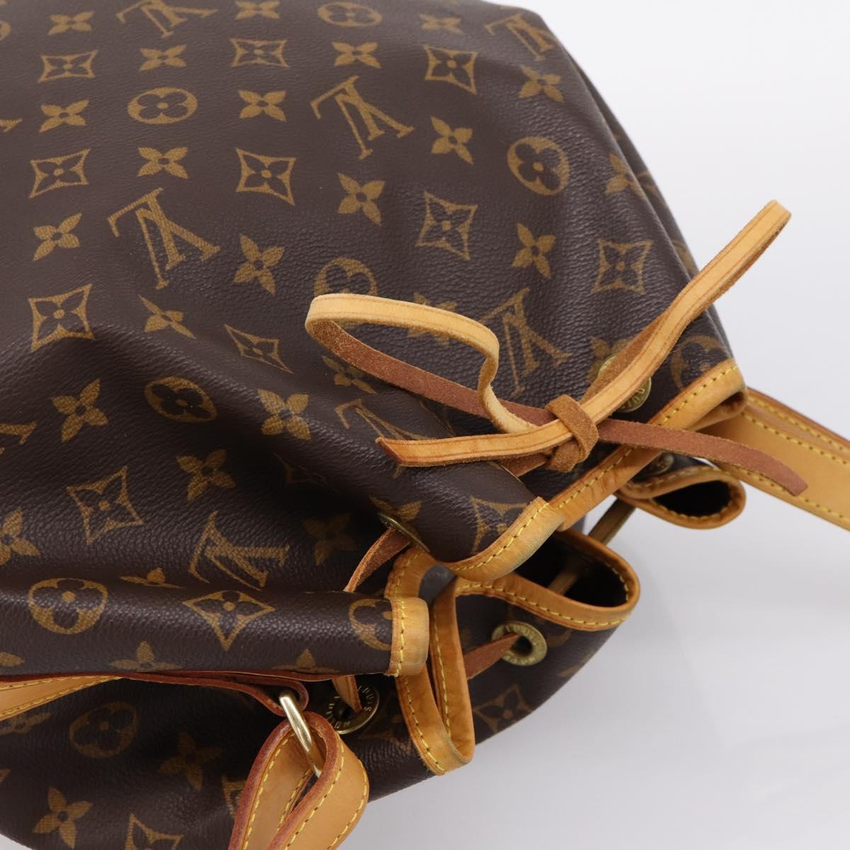 LOUIS VUITTON Monogram Noe Shoulder Bag M42224 LV Auth 201475V