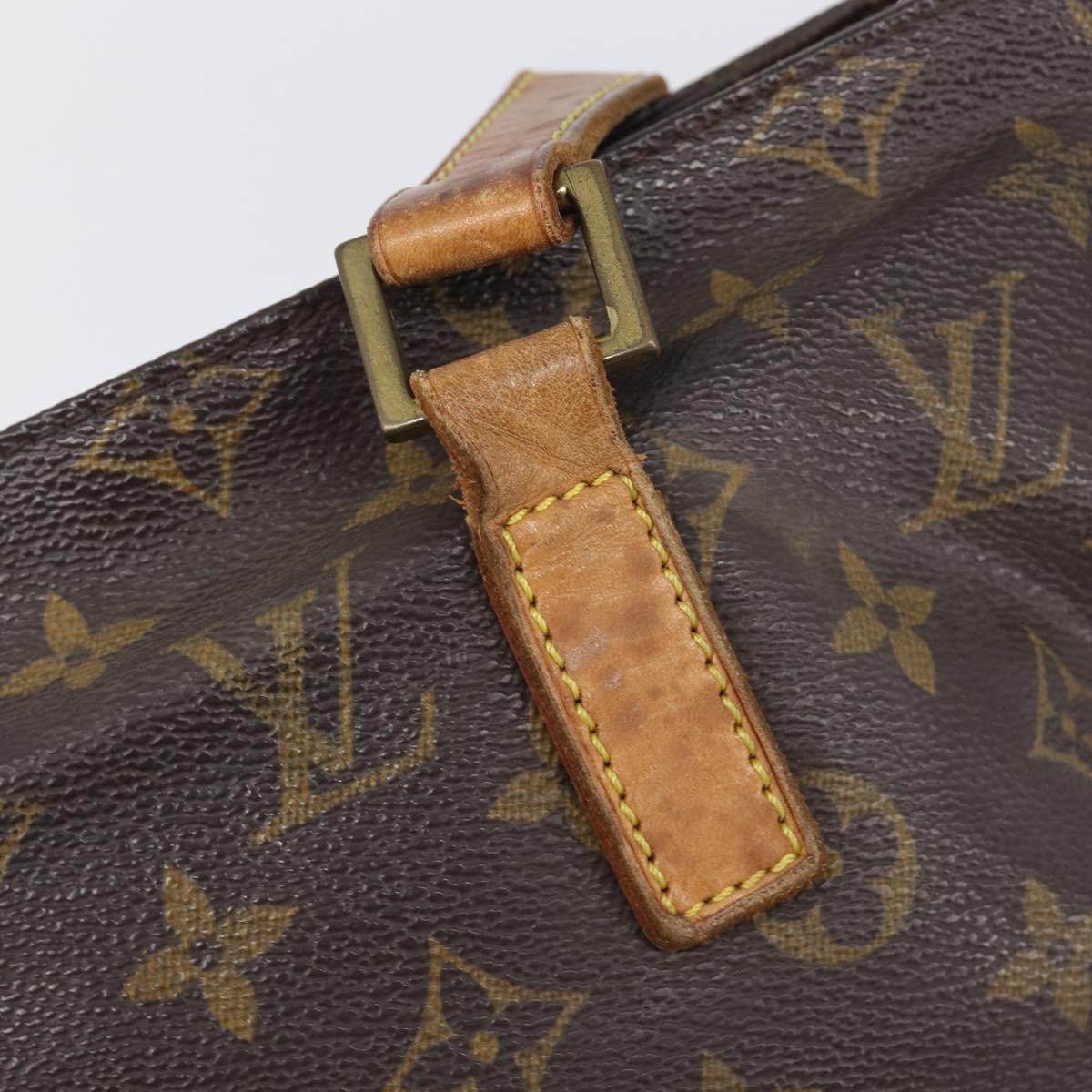 LOUIS VUITTON Monogram Cabas Piano Tote Bag M51148 LV Auth 201480