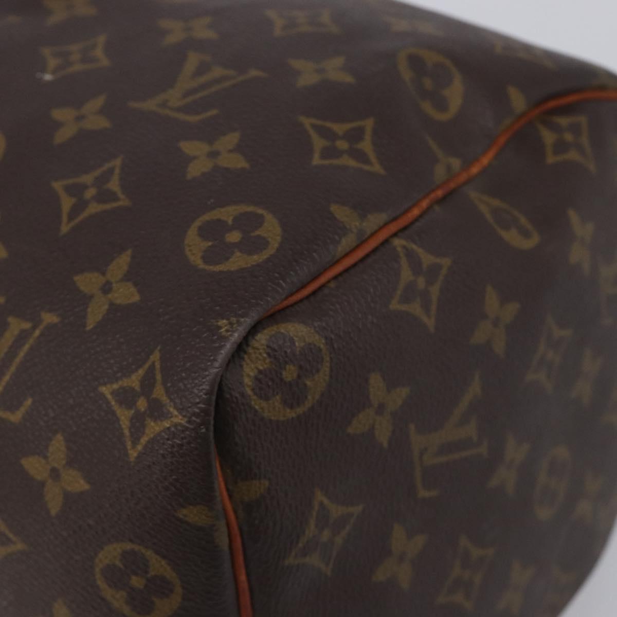 LOUIS VUITTON Monogram Speedy 35 Hand Bag M41524 LV Auth 201481