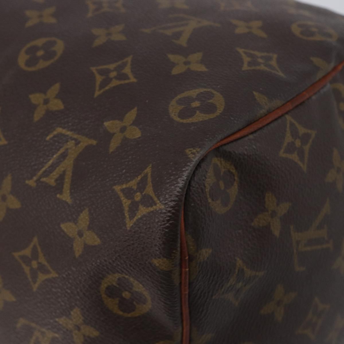 LOUIS VUITTON Monogram Speedy 35 Hand Bag M41524 LV Auth 201481