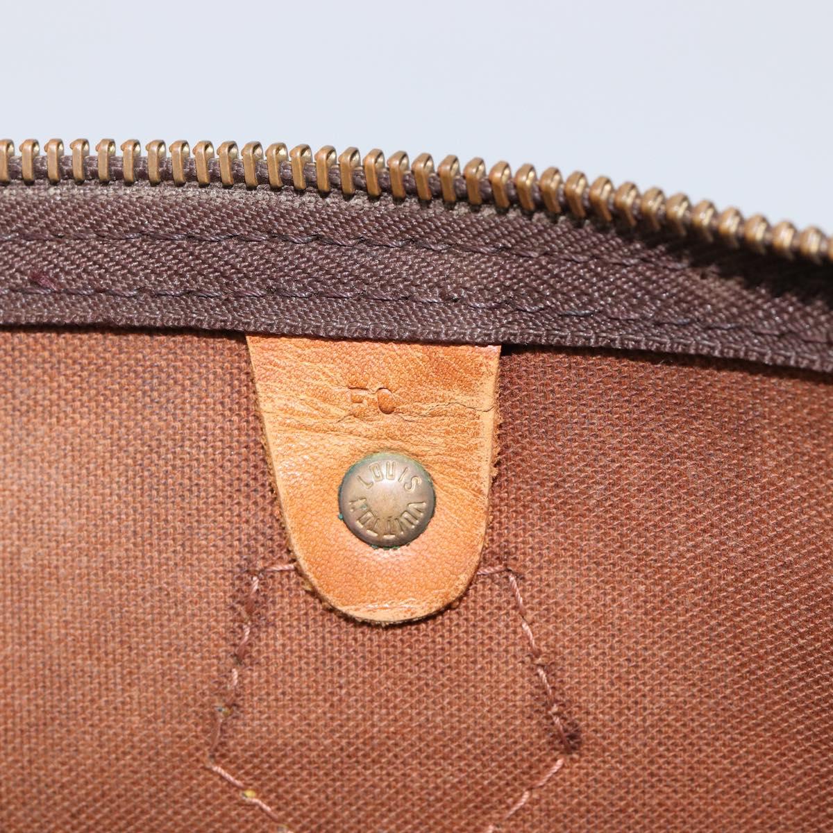 LOUIS VUITTON Monogram Speedy 35 Hand Bag M41524 LV Auth 201481