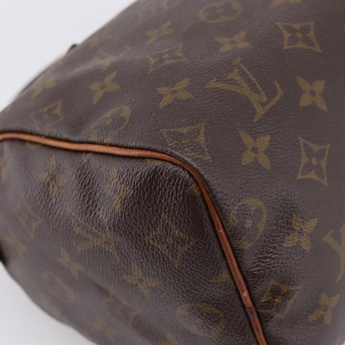LOUIS VUITTON Monogram Speedy 25 Hand Bag M41528 LV Auth 201491