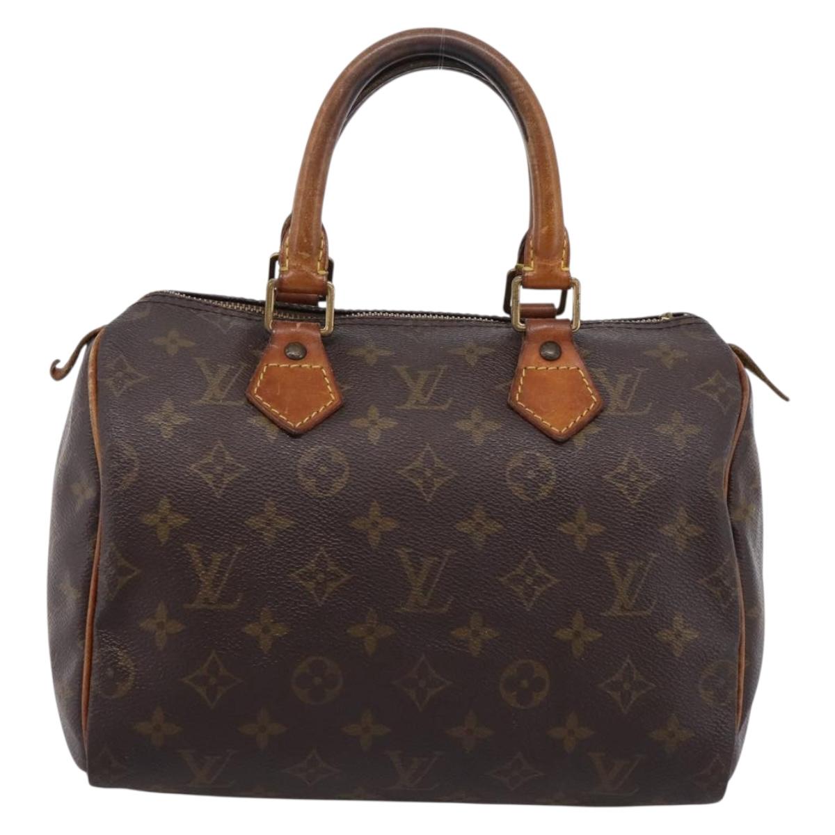 LOUIS VUITTON Monogram Speedy 25 Hand Bag M41528 LV Auth 201491