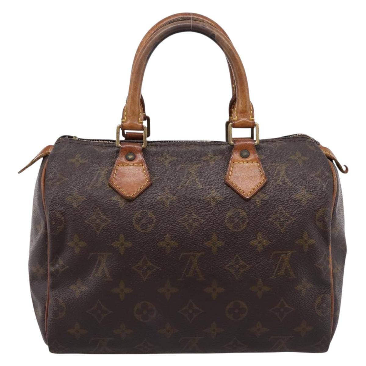 LOUIS VUITTON Monogram Speedy 25 Hand Bag M41528 LV Auth 201491
