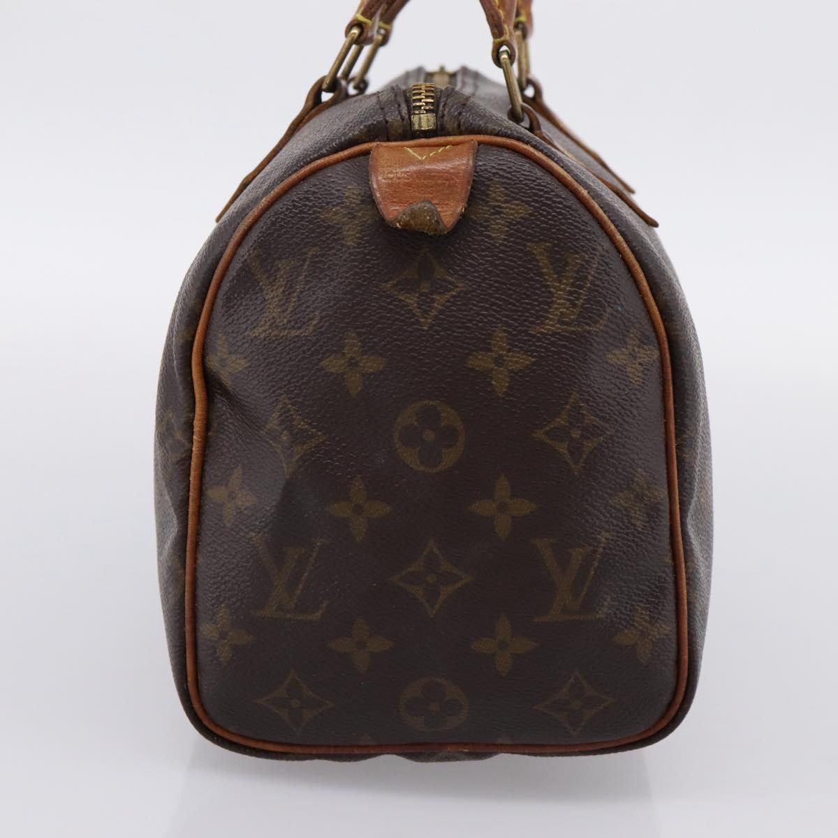 LOUIS VUITTON Monogram Speedy 25 Hand Bag M41528 LV Auth 201491