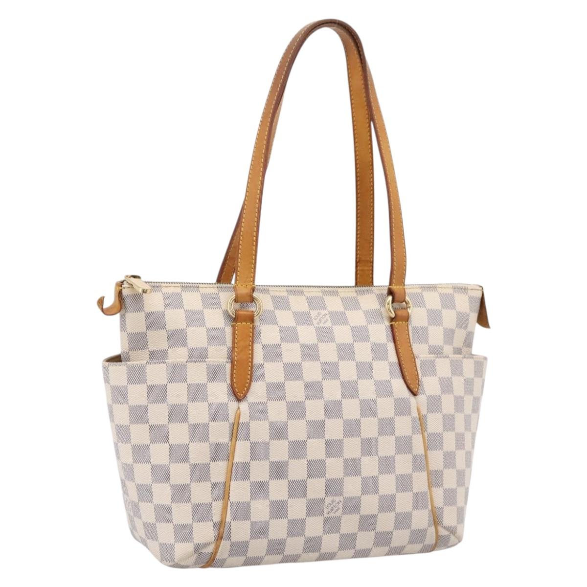 LOUIS VUITTON Damier Azur Totally PM Tote Bag N41280 LV Auth 201492A