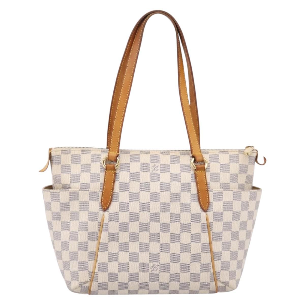 LOUIS VUITTON Damier Azur Totally PM Tote Bag N41280 LV Auth 201492A