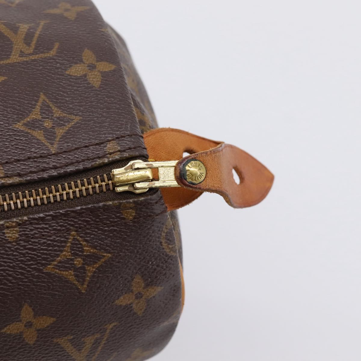 LOUIS VUITTON Monogram Speedy 30 Hand Bag M41526 LV Auth 201495A