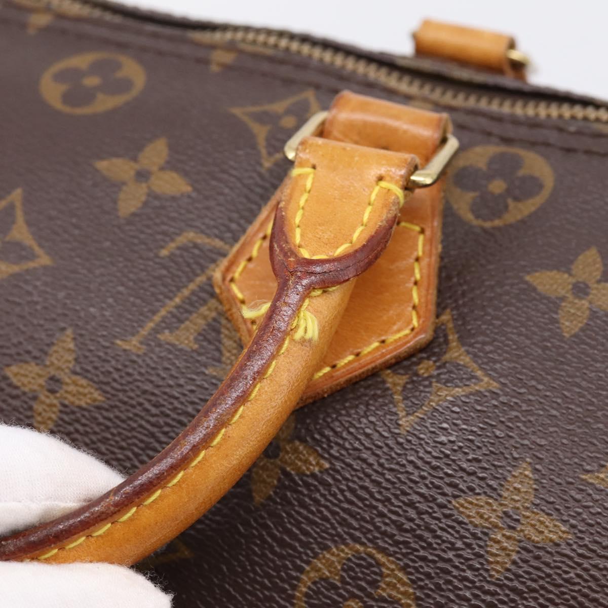 LOUIS VUITTON Monogram Speedy 30 Hand Bag M41526 LV Auth 201495A