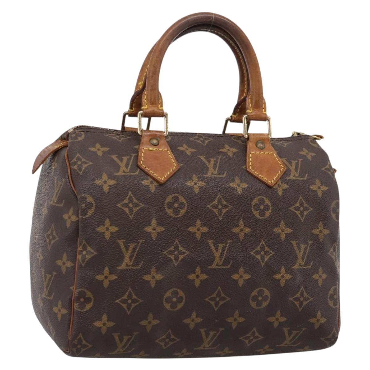 LOUIS VUITTON Monogram Speedy 25 Hand Bag M41528 LV Auth 201507