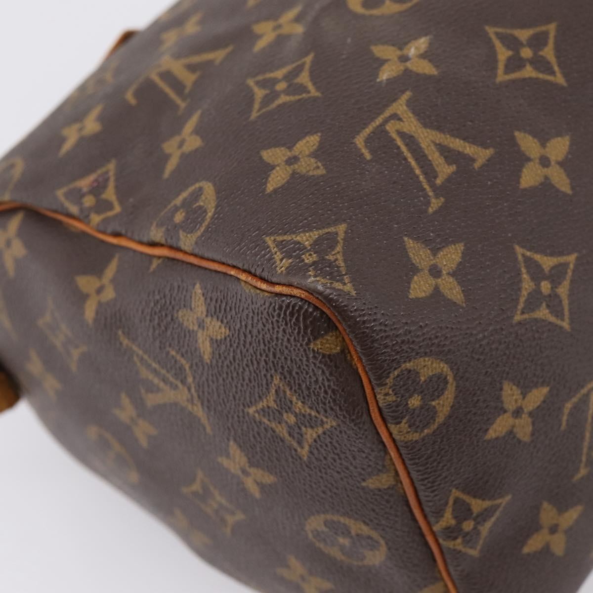 LOUIS VUITTON Monogram Speedy 25 Hand Bag M41528 LV Auth 201507