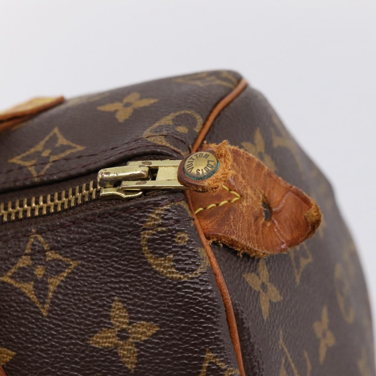 LOUIS VUITTON Monogram Speedy 25 Hand Bag M41528 LV Auth 201507