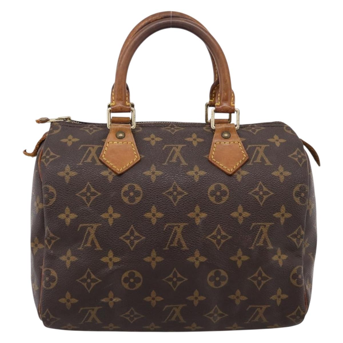 LOUIS VUITTON Monogram Speedy 25 Hand Bag M41528 LV Auth 201507