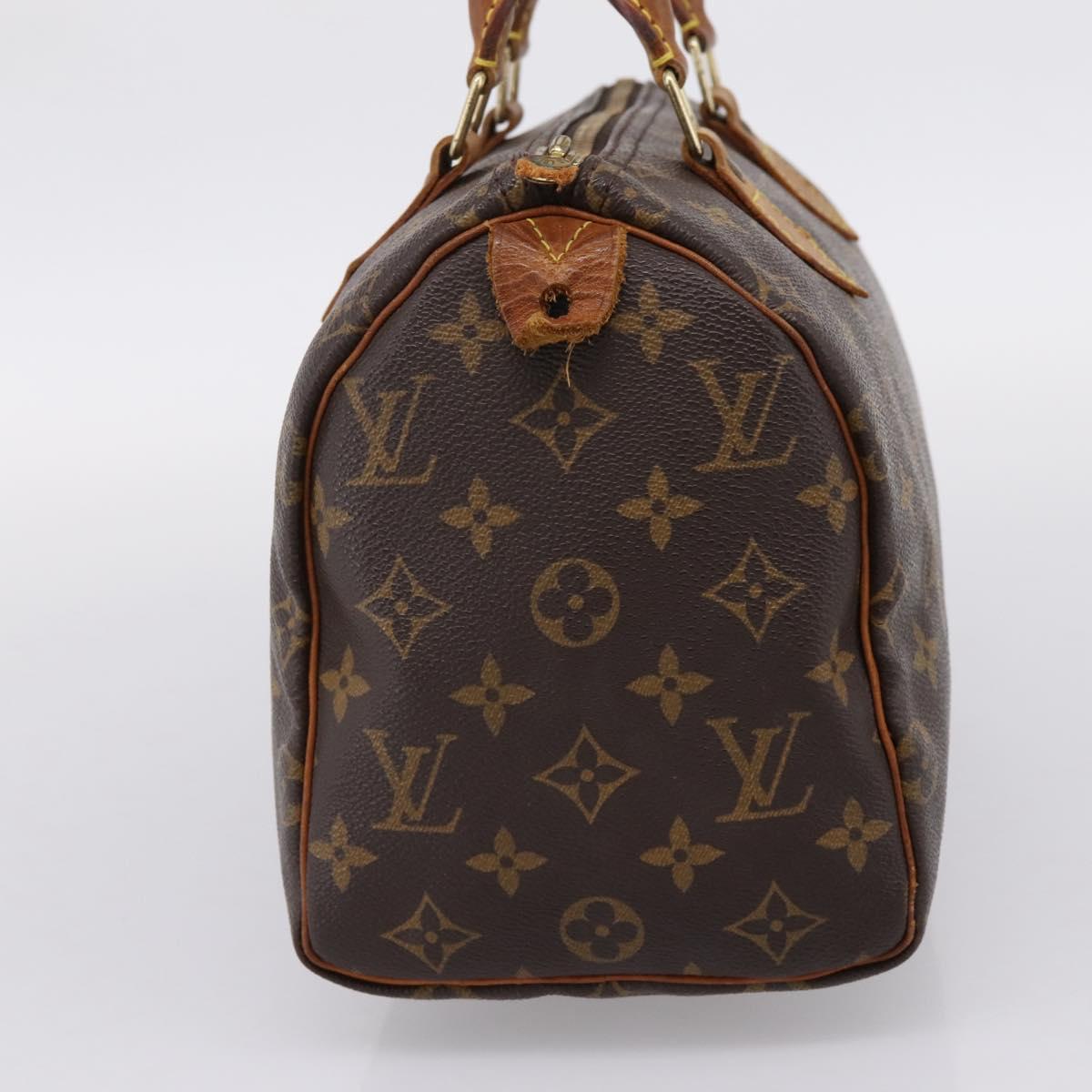 LOUIS VUITTON Monogram Speedy 25 Hand Bag M41528 LV Auth 201507