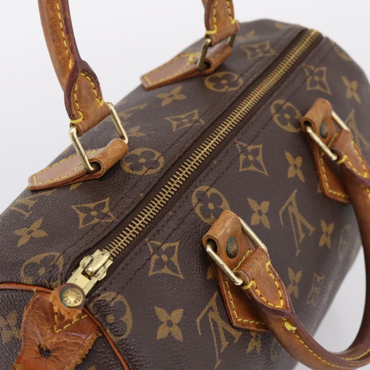 LOUIS VUITTON Monogram Speedy 25 Hand Bag M41528 LV Auth 201507