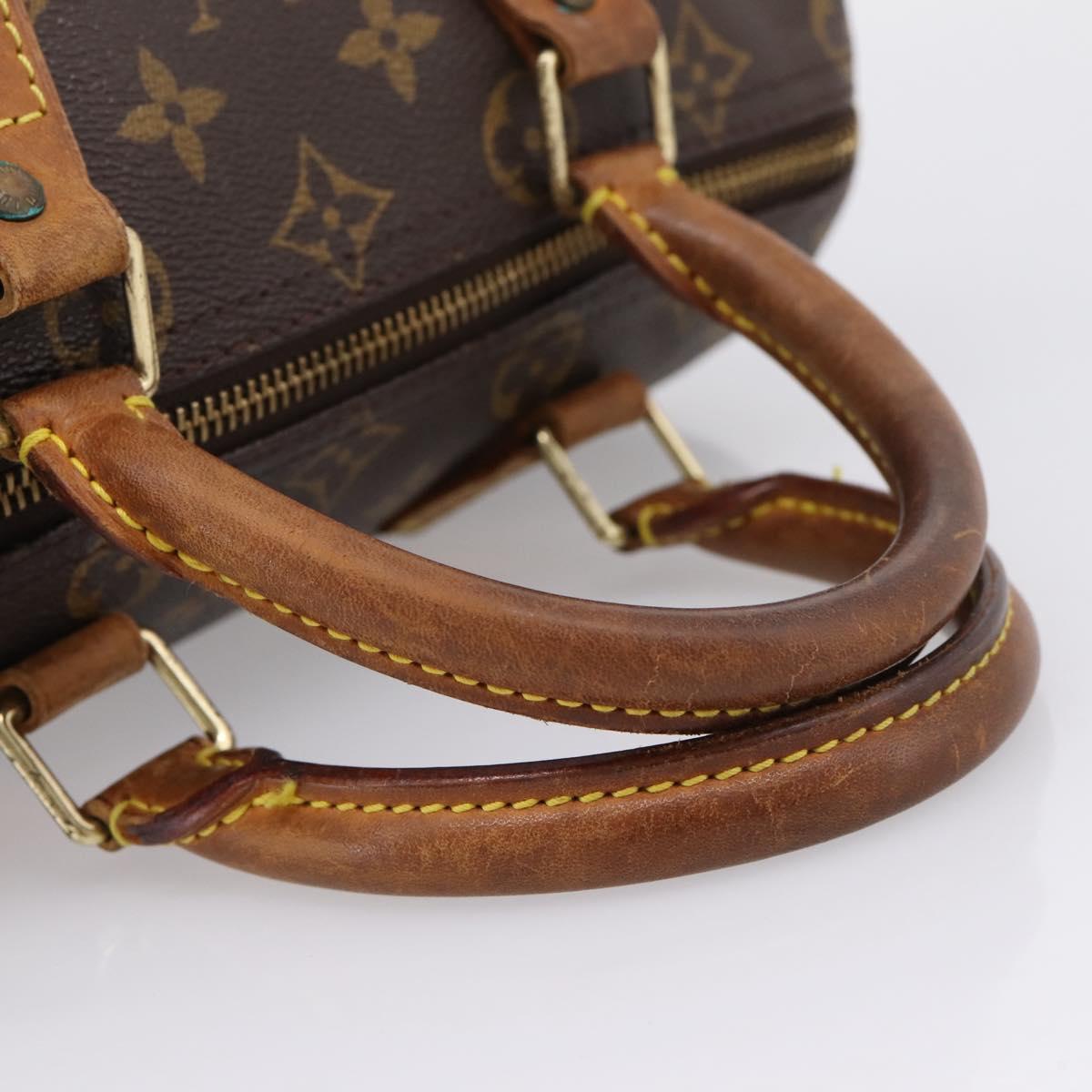 LOUIS VUITTON Monogram Speedy 25 Hand Bag M41528 LV Auth 201507