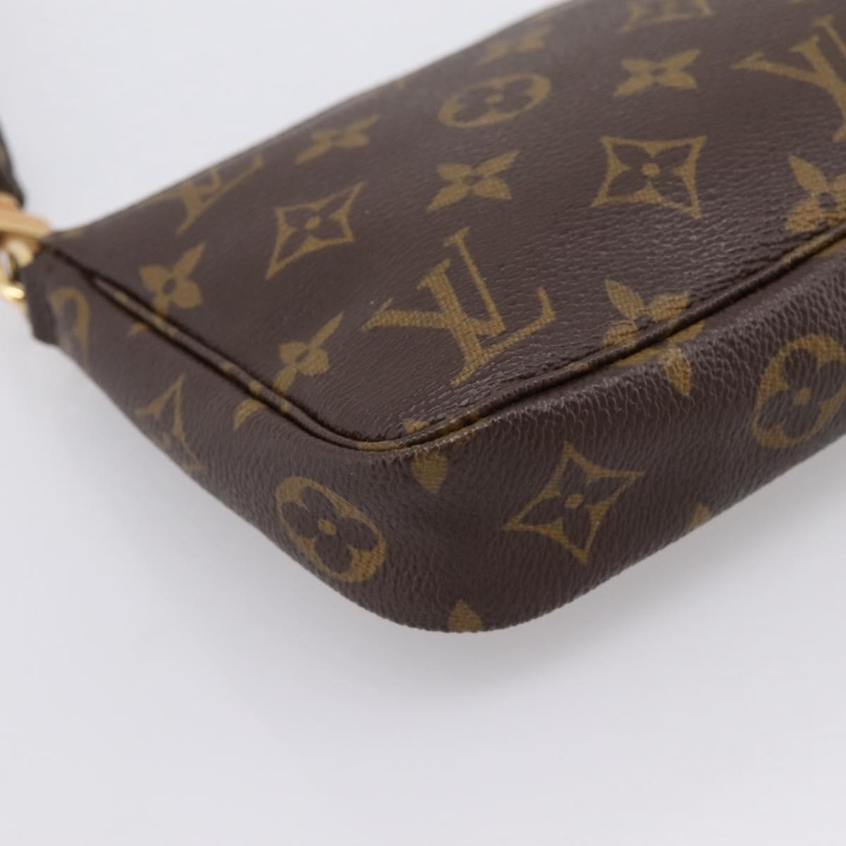 LOUIS VUITTON Monogram Pochette Accessoires Accessory Pouch M51980 Auth 201508V