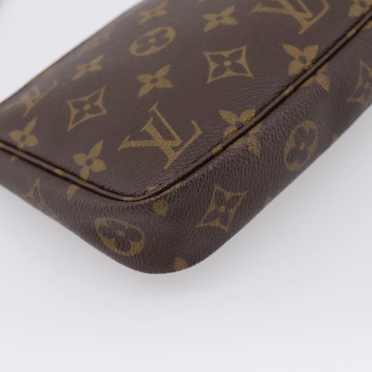 LOUIS VUITTON Monogram Pochette Accessoires Accessory Pouch M51980 Auth 201508V