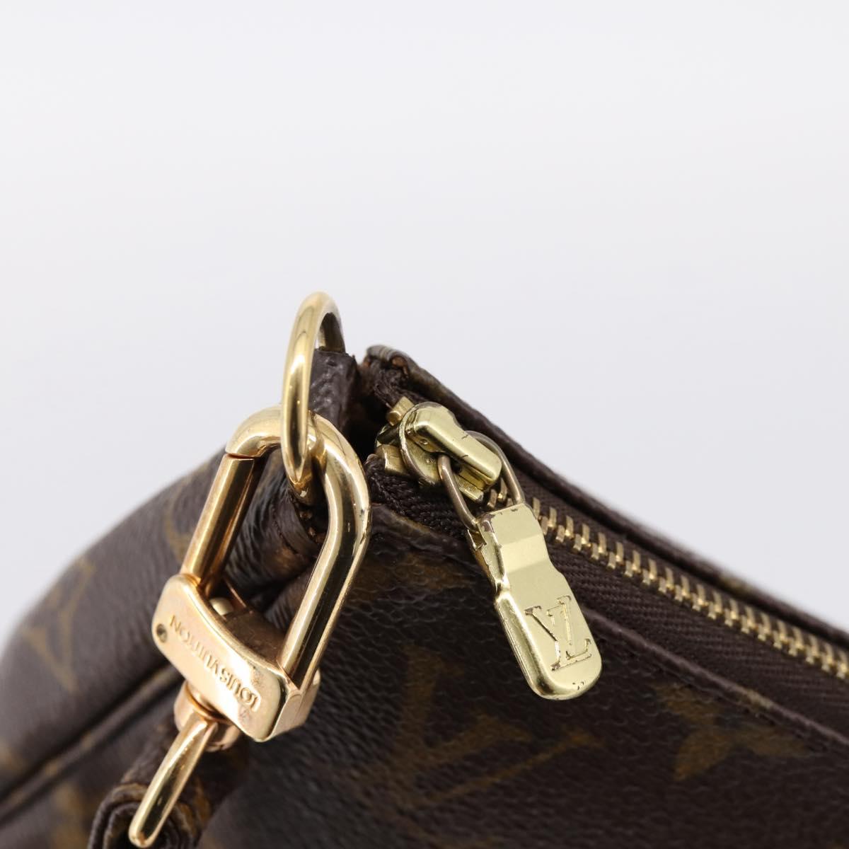 LOUIS VUITTON Monogram Pochette Accessoires Accessory Pouch M51980 Auth 201508V
