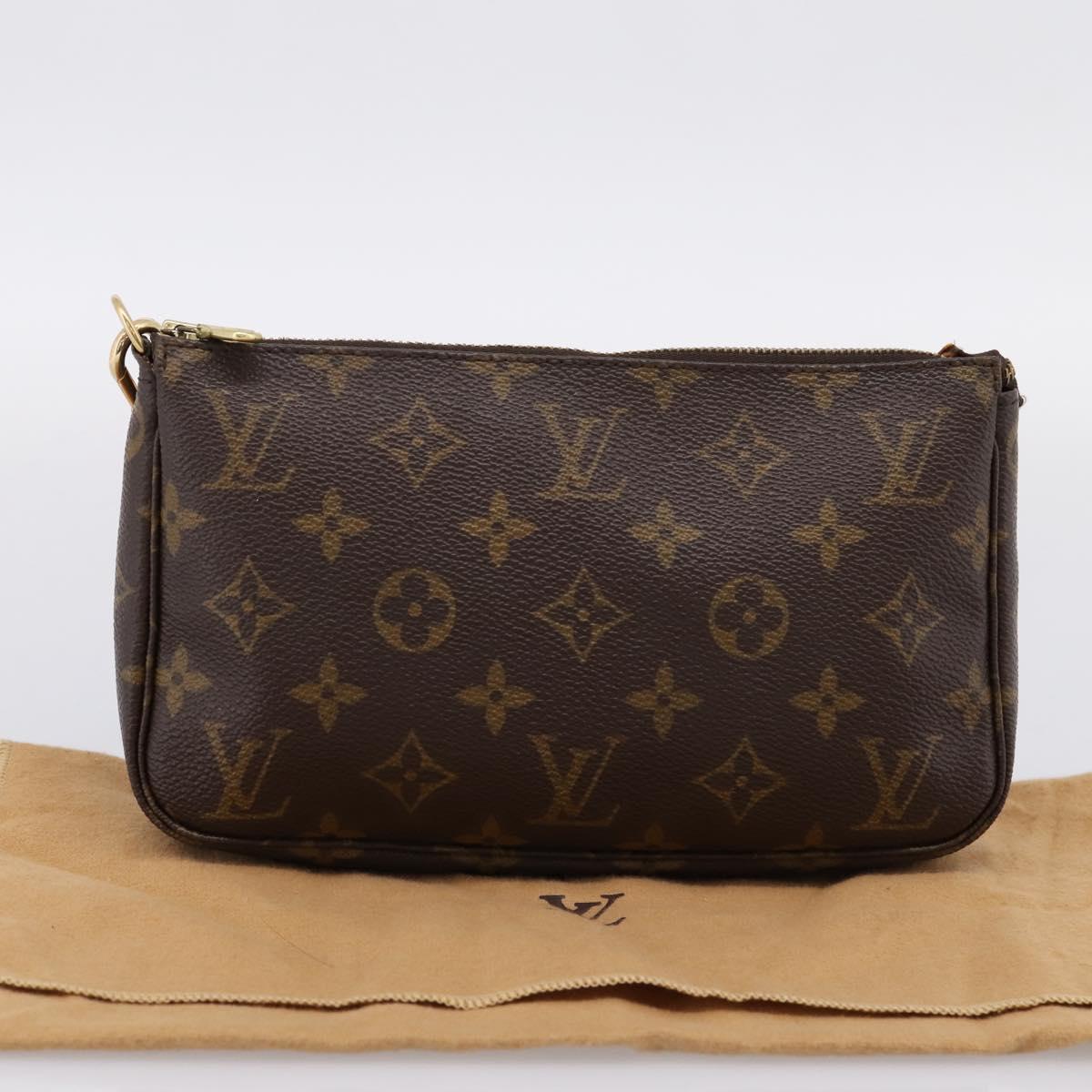 LOUIS VUITTON Monogram Pochette Accessoires Accessory Pouch M51980 Auth 201508V