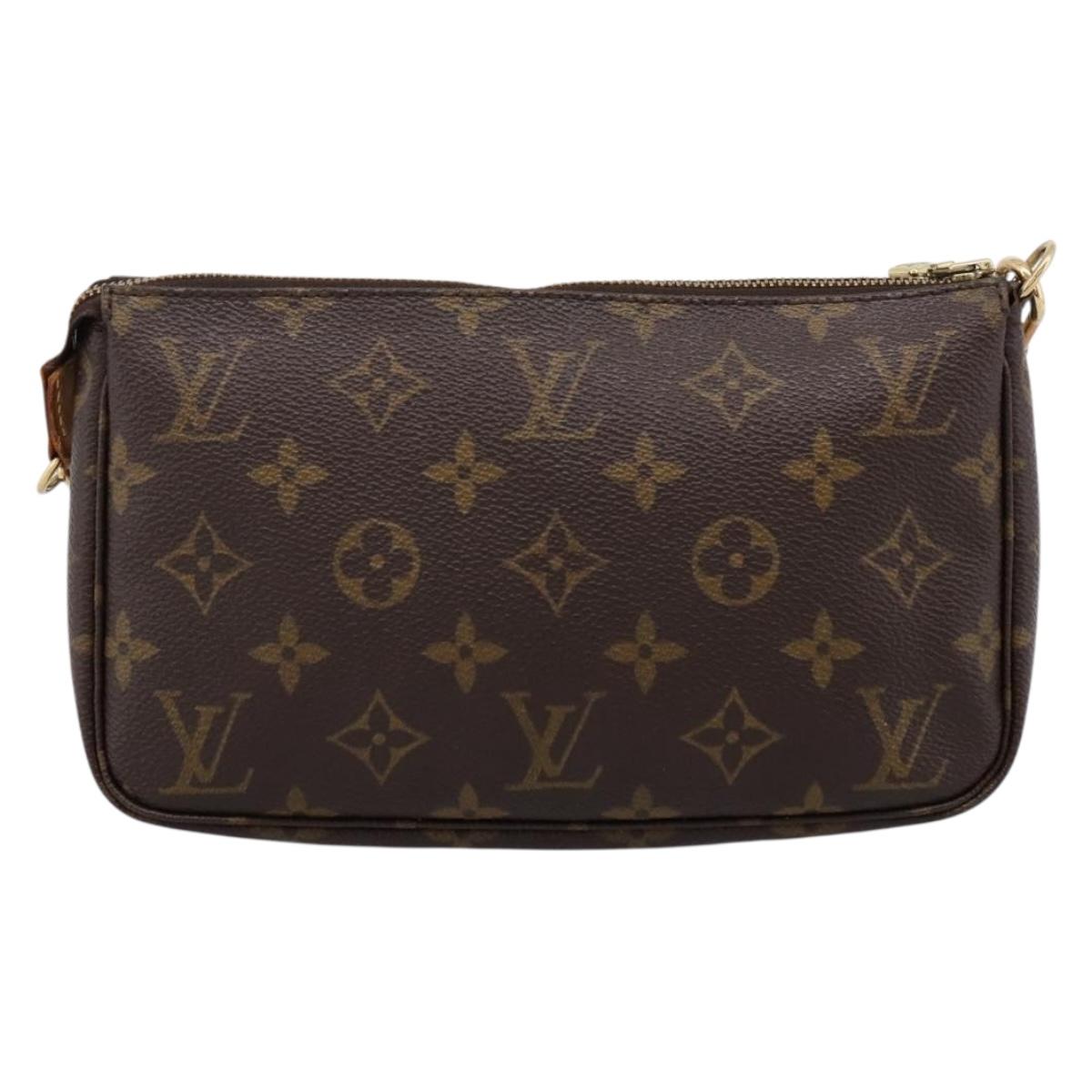 LOUIS VUITTON Monogram Pochette Accessoires Accessory Pouch M51980 Auth 201508V