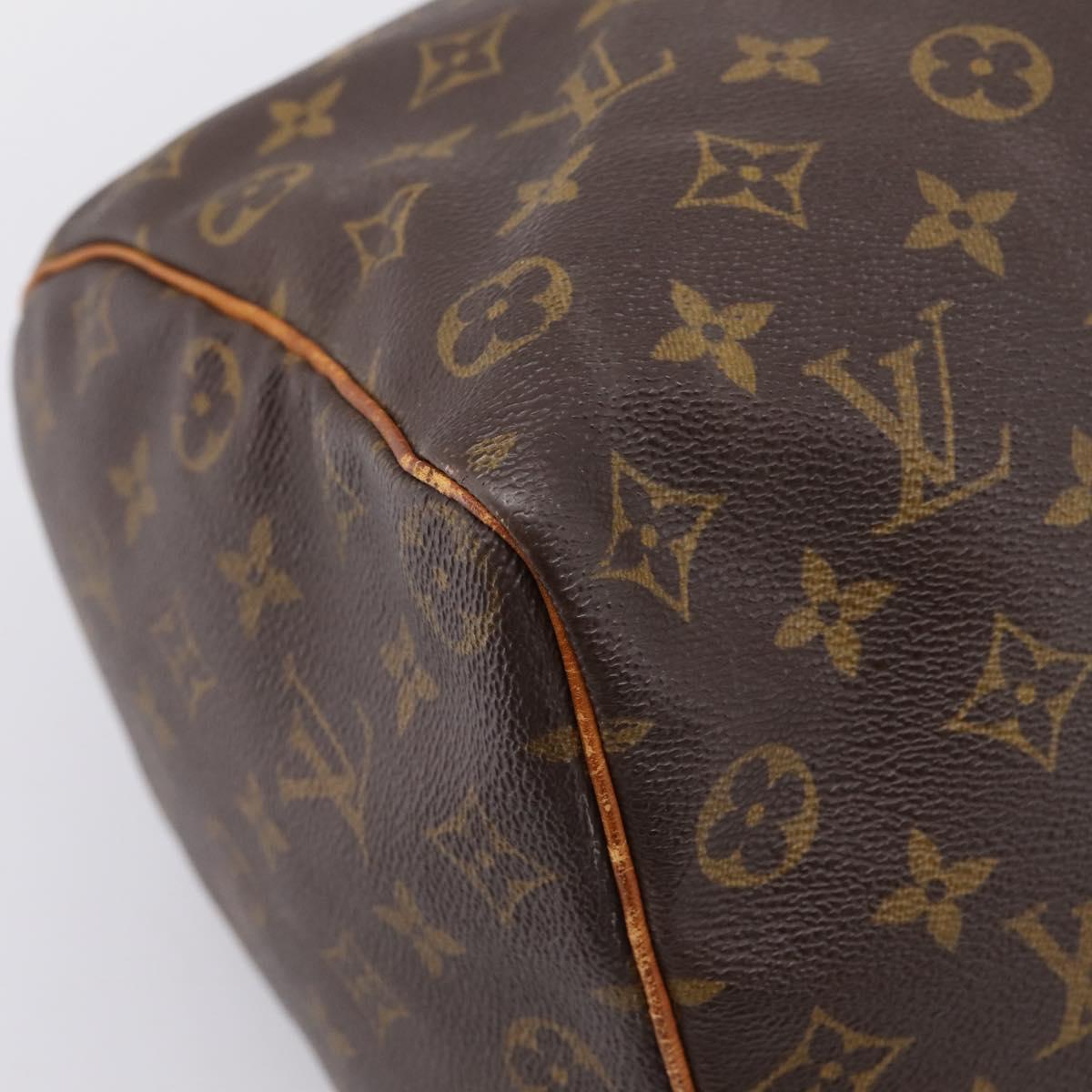 LOUIS VUITTON Monogram Speedy 35 Hand Bag M41524 LV Auth 201510