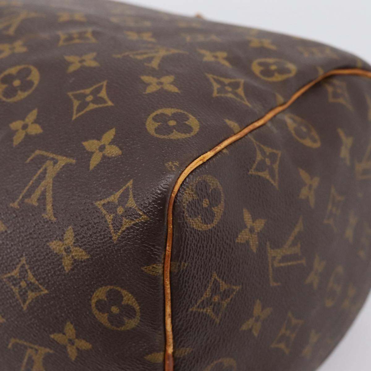 LOUIS VUITTON Monogram Speedy 35 Hand Bag M41524 LV Auth 201510
