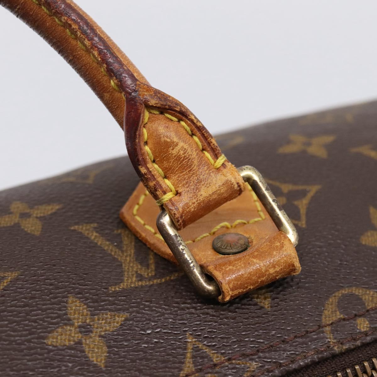 LOUIS VUITTON Monogram Speedy 35 Hand Bag M41524 LV Auth 201510
