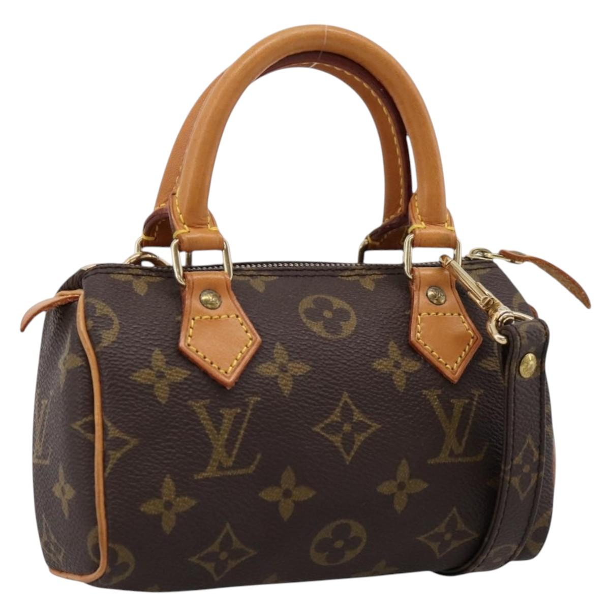 LOUIS VUITTON Monogram Mini Speedy Hand Bag M41534 LV Auth 201511SAV