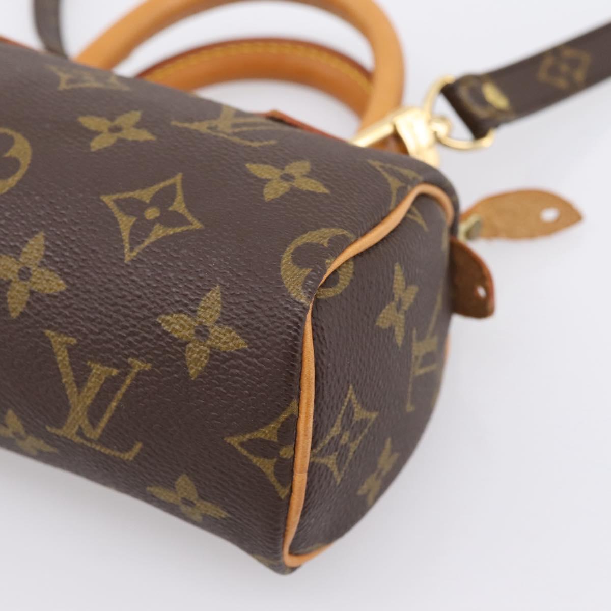 LOUIS VUITTON Monogram Mini Speedy Hand Bag M41534 LV Auth 201511SAV