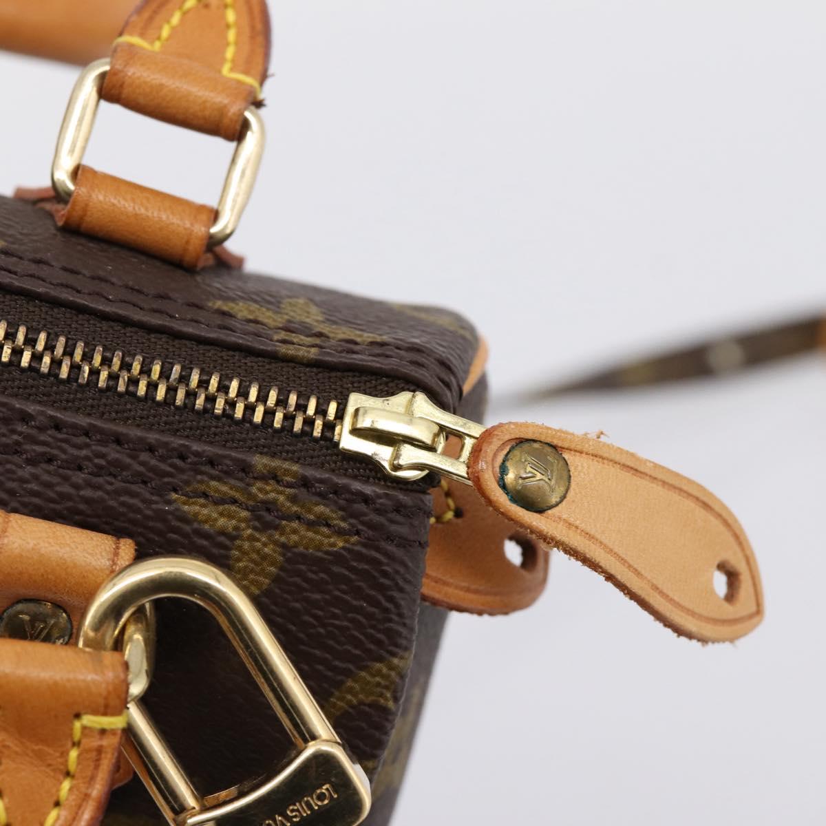 LOUIS VUITTON Monogram Mini Speedy Hand Bag M41534 LV Auth 201511SAV