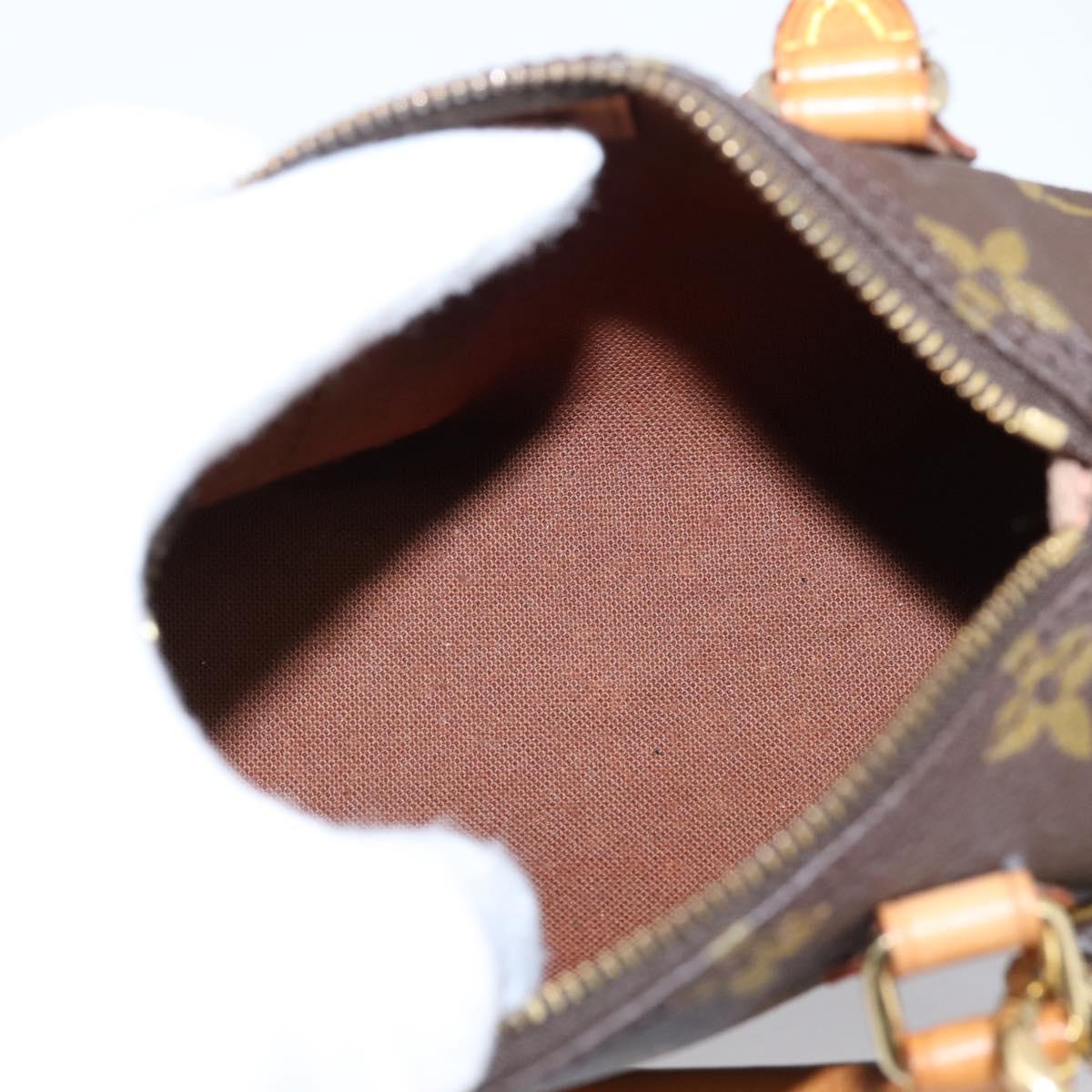 LOUIS VUITTON Monogram Mini Speedy Hand Bag M41534 LV Auth 201511SAV