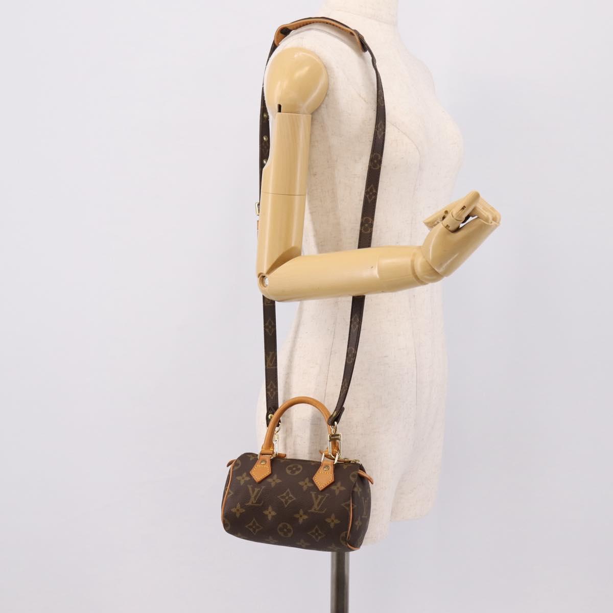 LOUIS VUITTON Monogram Mini Speedy Hand Bag M41534 LV Auth 201511SAV